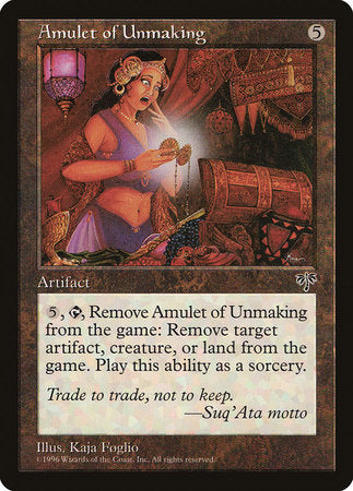 Amulet of Unmaking [Mirage] - TCG Master