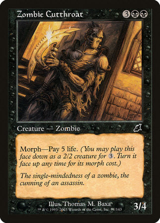 Zombie Cutthroat [Scourge] - TCG Master