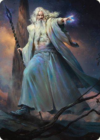 Saruman of Many Colors Art Card [The Lord of the Rings: Tales of Middle-earth Art Series]