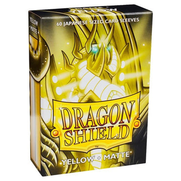 Dragon Shield Small Size Sleeve - Yellow Matte - TCG Master